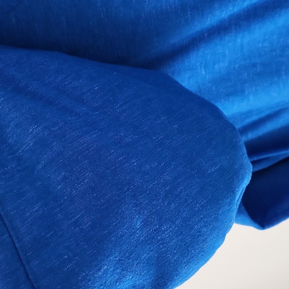 Tek Gear Royal Blue DryTek Hoodie Thumb Opening Zip Up Size Medium - Picture 9 of 10